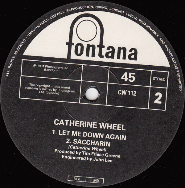 Catherine Wheel : Black Metallic E.P. (12", EP)