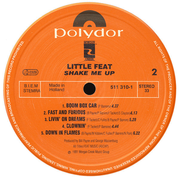 Little Feat : Shake Me Up (LP, Album)
