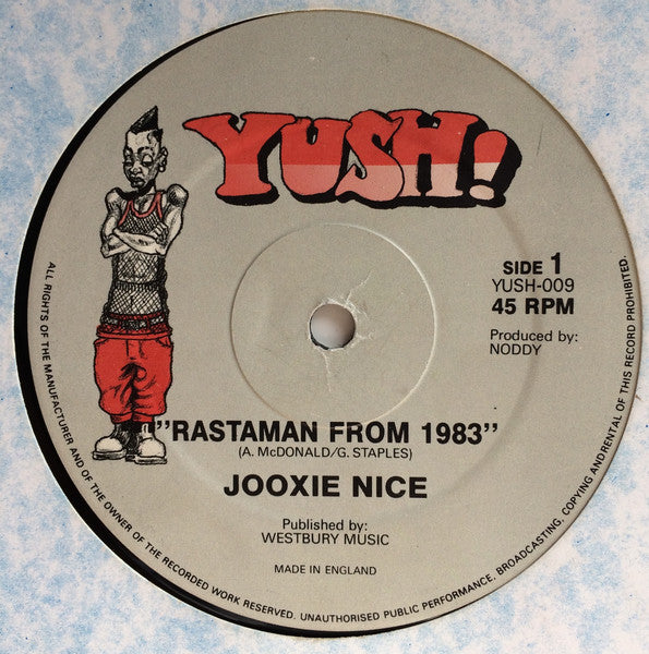 Jooxie Nice, CAP/10 : Rastaman from 1983 / Bow again (12", Maxi)