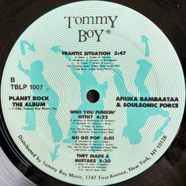 Afrika Bambaataa & Soulsonic Force : Planet Rock - The Album (LP, Album)
