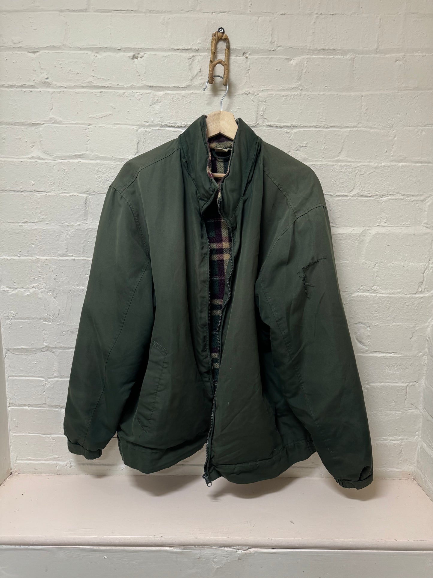 Green Harrington Rain Coat