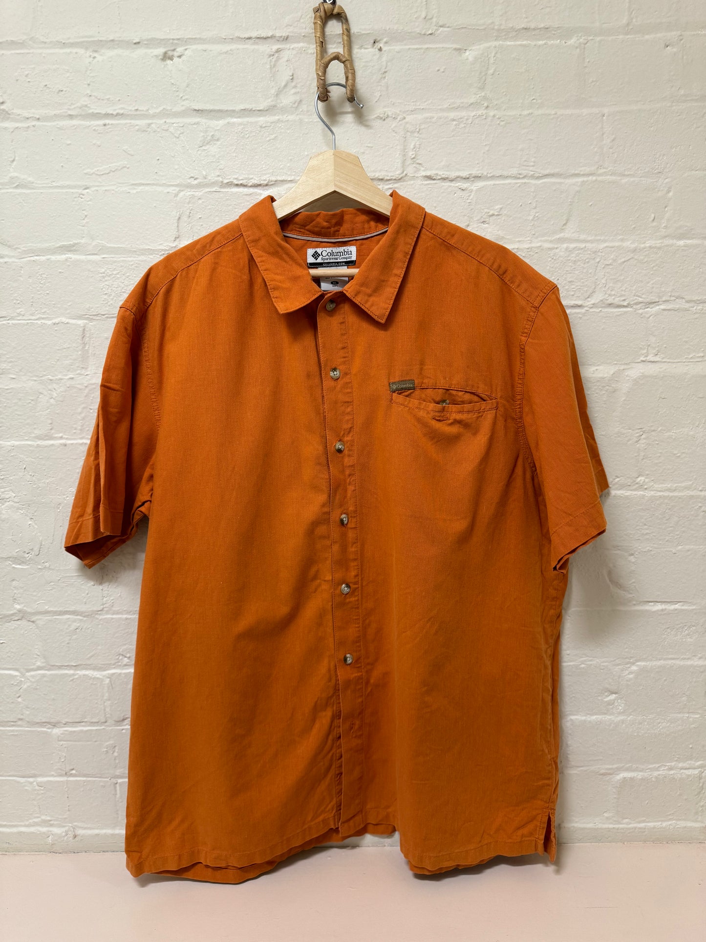 ONE POCKET COLUMBIA SHRT ORANGE