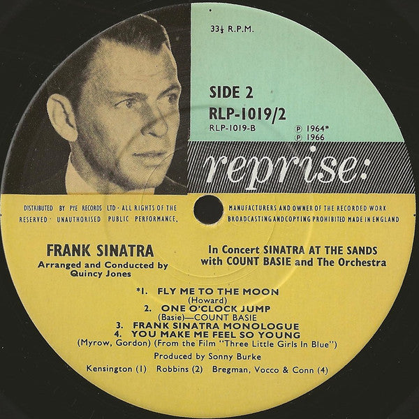 Frank Sinatra : Sinatra At The Sands (2xLP, Album, Mono)