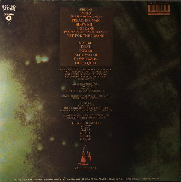 Fields Of The Nephilim : Dawnrazor (LP, Album)