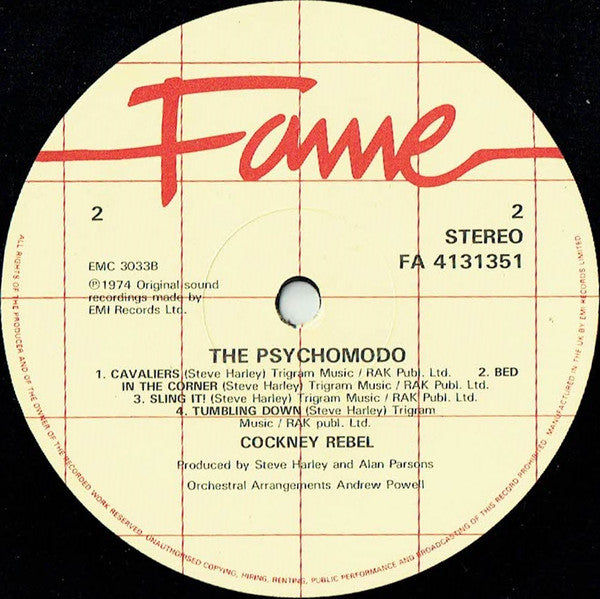 Cockney Rebel : The Psychomodo (LP, Album, RE)