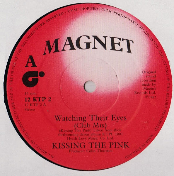 Kissing The Pink : Watching Their Eyes (12", Single)