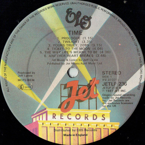 ELO* : Time (LP, Album)