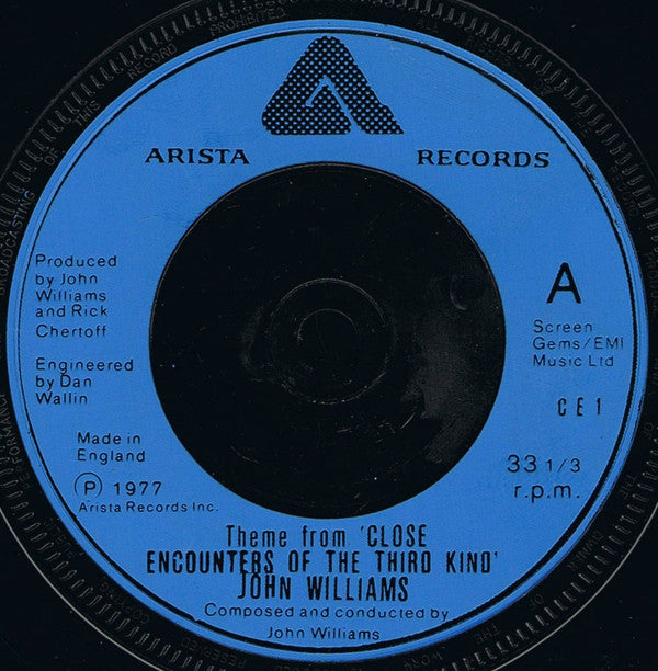 John Williams (4) : Close Encounters Of The Third Kind (Original Motion Picture Soundtrack) (LP, Album)