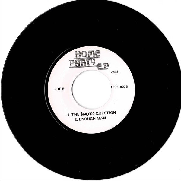 Various : Home Party E.P. vol.2 (7", EP, Comp)