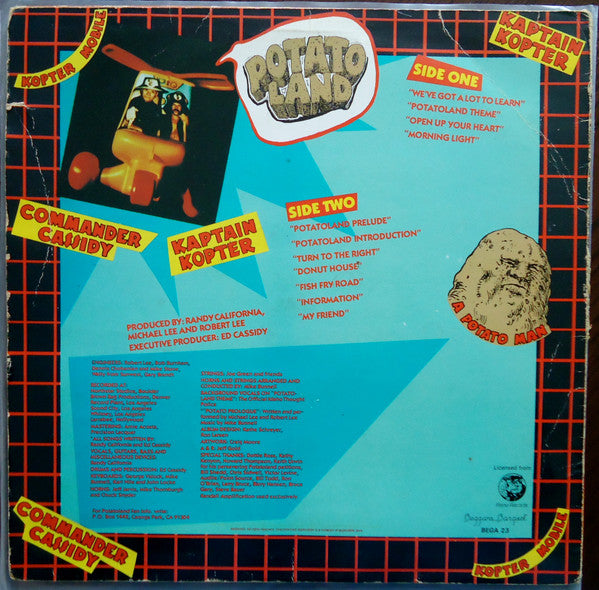 Spirit (8) : The Adventures Of Kaptain Kopter & Commander Cassidy In Potato Land (LP, Album, Cop)