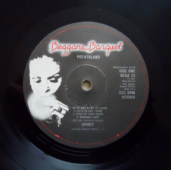 Spirit (8) : The Adventures Of Kaptain Kopter & Commander Cassidy In Potato Land (LP, Album, Cop)