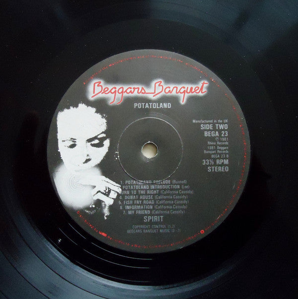 Spirit (8) : The Adventures Of Kaptain Kopter & Commander Cassidy In Potato Land (LP, Album, Cop)