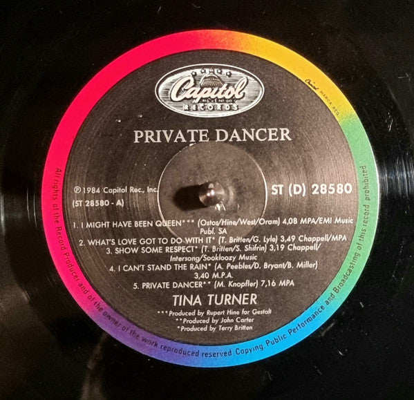 Tina Turner : Private Dancer (LP, Album)