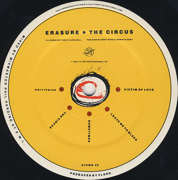 Erasure : The Circus (LP, Album, Adr)