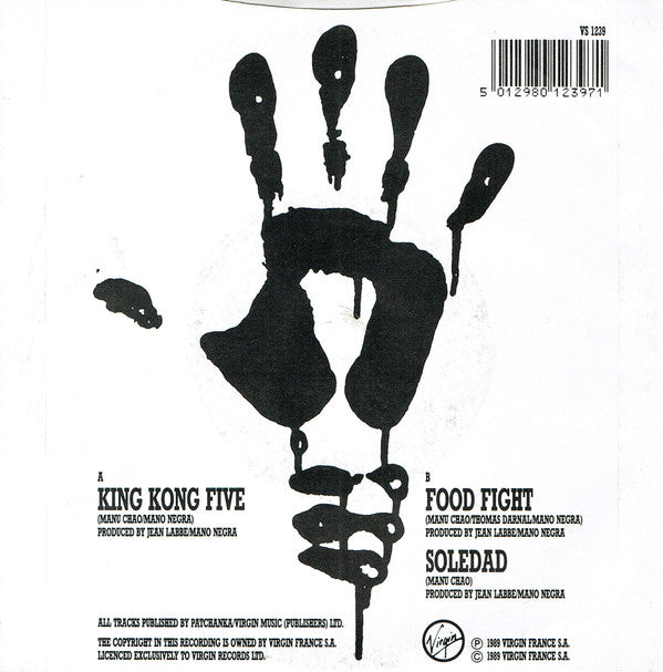 Mano Negra : King Kong Five (7", Sil)