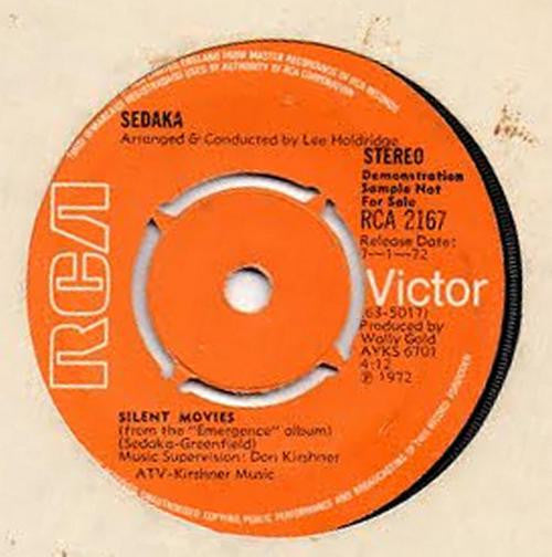 Sedaka* : I'm A Song (Sing Me) (7", Single, Promo)