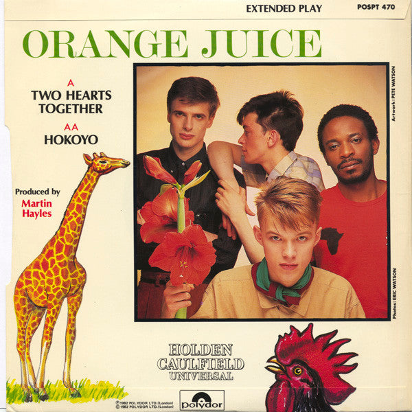 Orange Juice (3) : Two Hearts Together / Hokoyo (10", EP, Single)