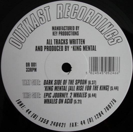 'King Mental : Dark Side Of The Spoon (12")