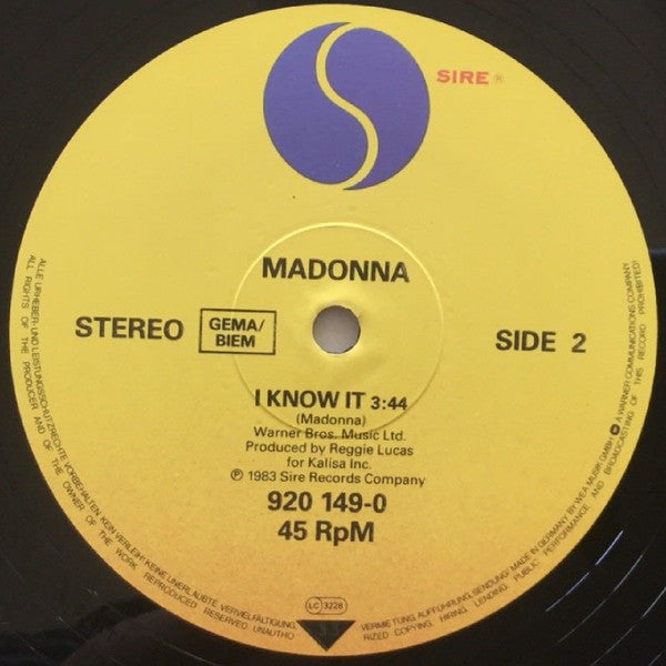 Madonna : Lucky Star (12", Single)