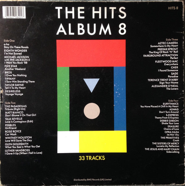 Various : The Hits Album 8 (2xLP, Album, Comp)