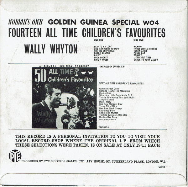 Wally Whyton : 14 All-Time Children's Favourites (7", EP)