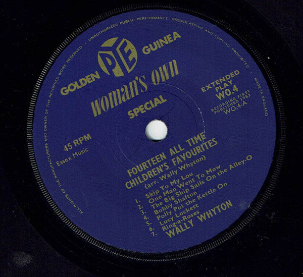 Wally Whyton : 14 All-Time Children's Favourites (7", EP)