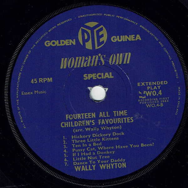 Wally Whyton : 14 All-Time Children's Favourites (7", EP)