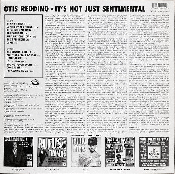 Otis Redding : It's Not Just Sentimental (LP, Pin)