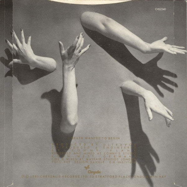 Ultravox : The Thin Wall (7", Single, Cle)