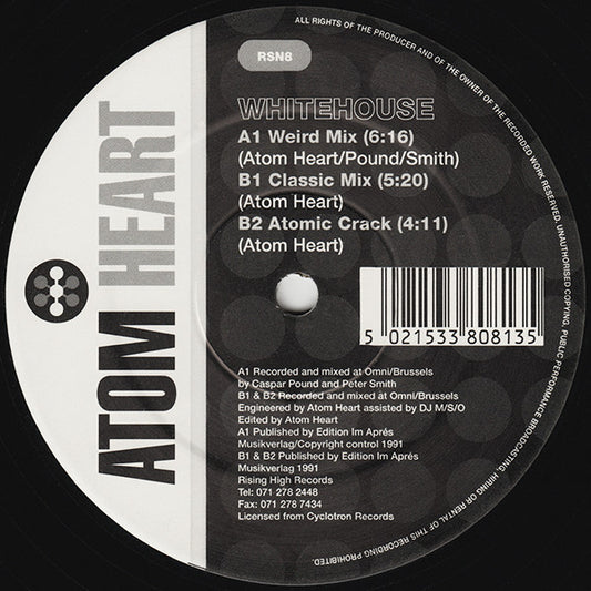 Atom Heart : Whitehouse (12")