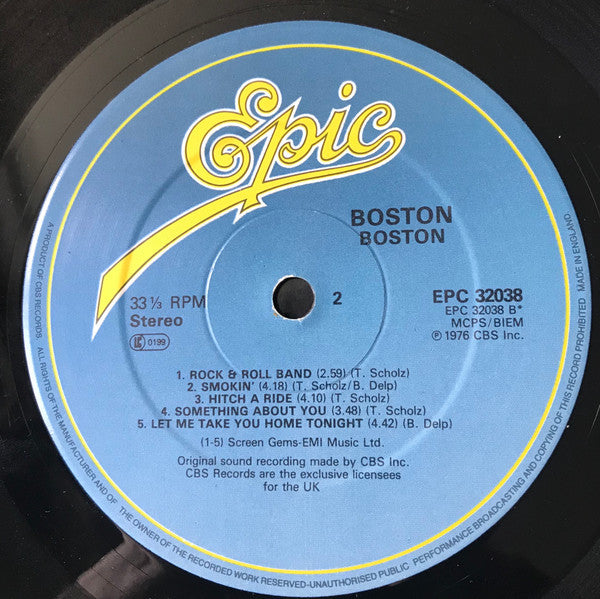 Boston : Boston (LP, Album, RE)