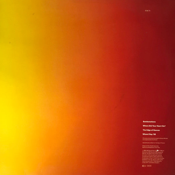 Wham! : The Edge Of Heaven (12", Single)