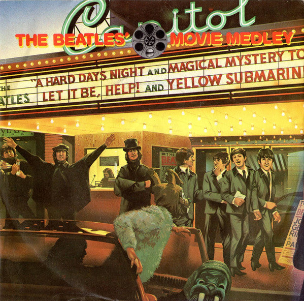 The Beatles : The Beatles' Movie Medley (7", Single)