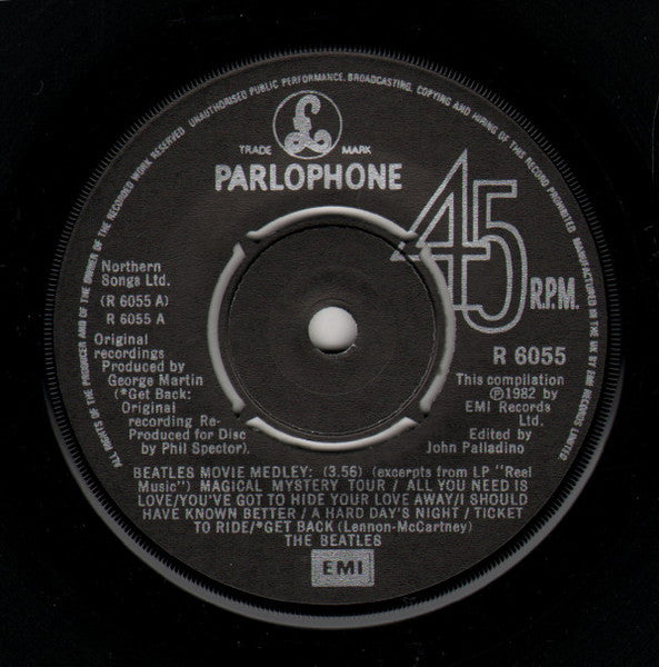 The Beatles : The Beatles' Movie Medley (7", Single)