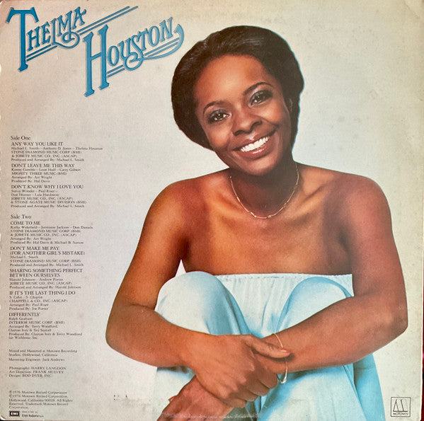 Thelma Houston : Any Way You Like It (LP, Album)