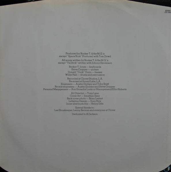 Booker T & The M.G.'s* : Universal Language (LP, Album)