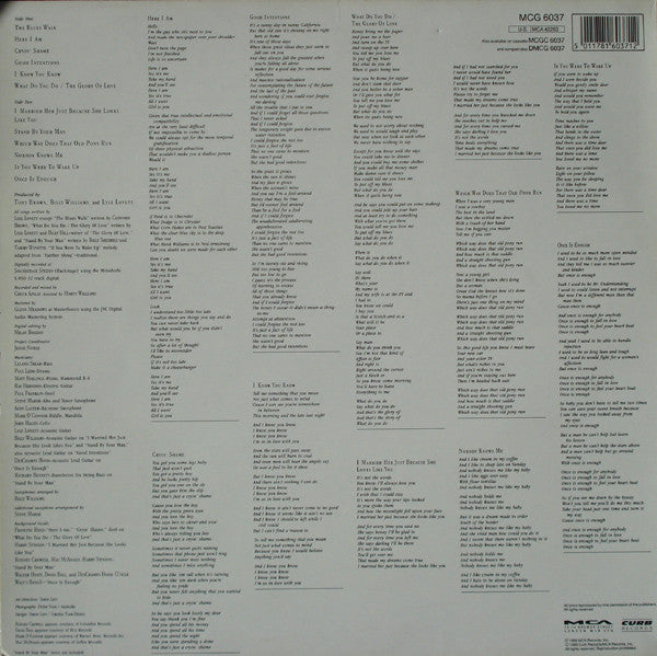 Lyle Lovett And His Large Band : Lyle Lovett And His Large Band (LP, Album)