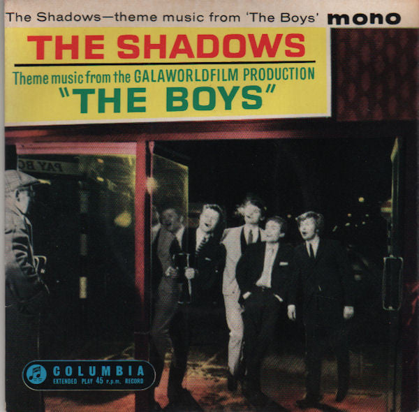 The Shadows : Theme Music From "The Boys" (7", EP, Mono)