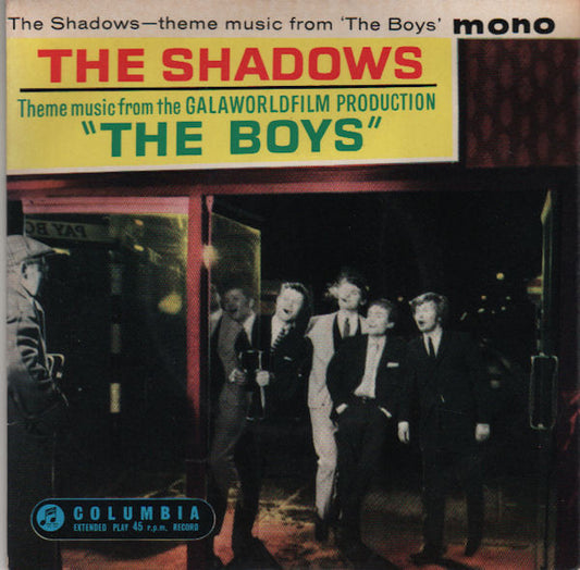 The Shadows : Theme Music From "The Boys" (7", EP, Mono)