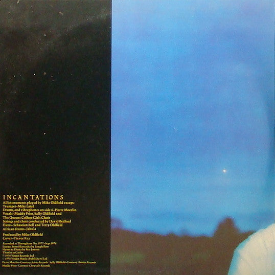 Mike Oldfield : Incantations (2xLP, Album, Gat)