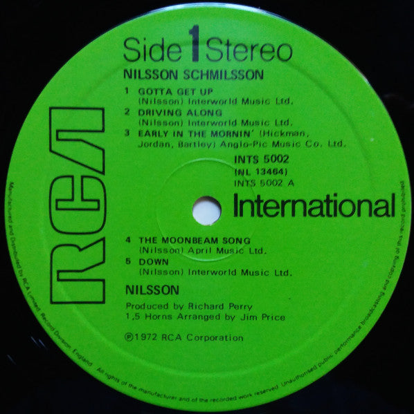 Nilsson* : Nilsson Schmilsson (LP, Album)