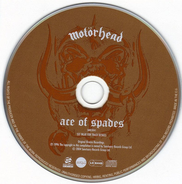 Motörhead : Ace Of Spades (CD, Album, RE)