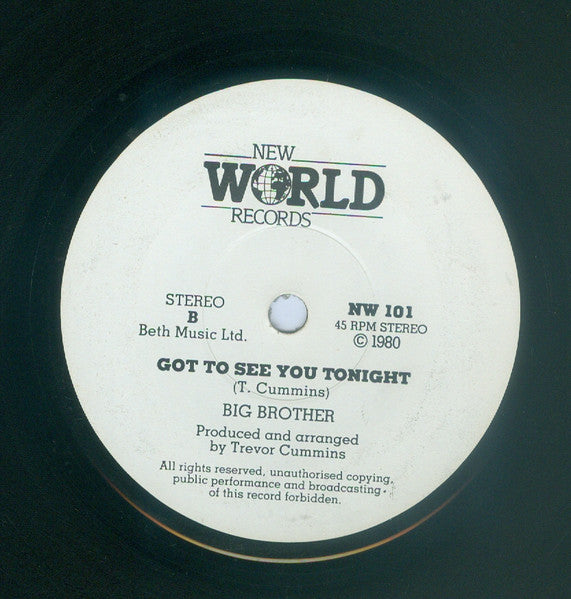 Big Brother (26) : To Be Where You Are	 (7", Single)