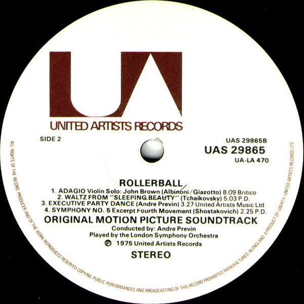 Andre Previn* : Rollerball (Original Soundtrack Recording) (LP)