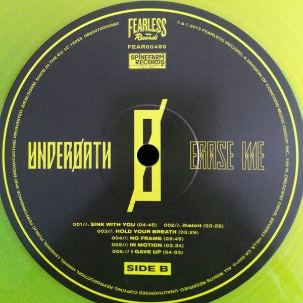 Underoath : Erase Me (LP, Tra)