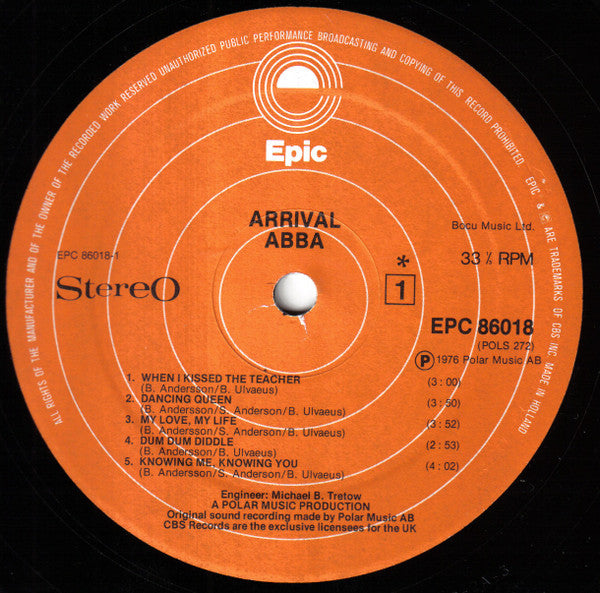 ABBA : Arrival (LP, Album, Net)