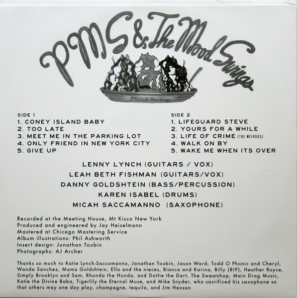 PMS & The Mood Swings* : PMS & The Mood Swings (LP, Album, Ltd)