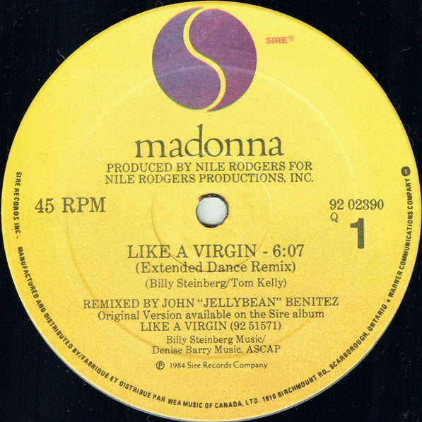 Madonna : Like A Virgin (12", Maxi)