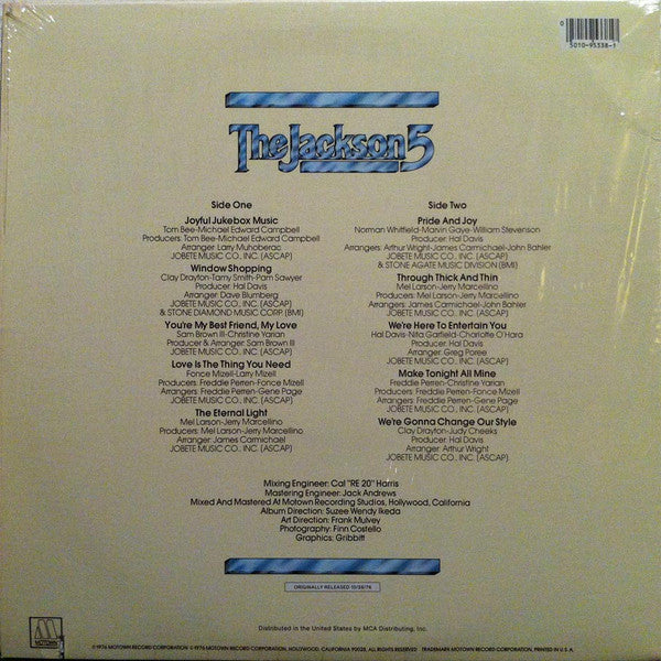 The Jackson 5 : Joyful Jukebox Music (LP, Album, RE)