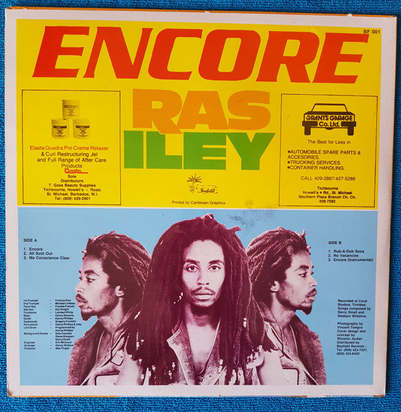 Ras Iley : Encore (LP, Album)